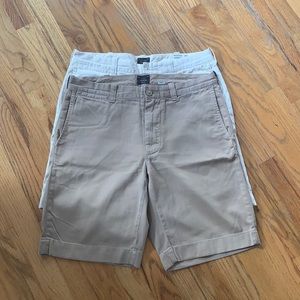 2 pairs of j crew Stanton short